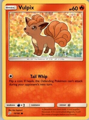 Pokemon 2019 Sun & Moon - Team Up Vulpix Basic/Common #15