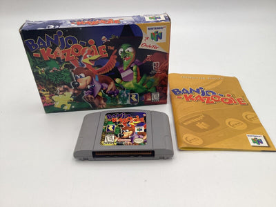 Banjo Kazooie Nintendo 64 N64 Game, Manual, Box