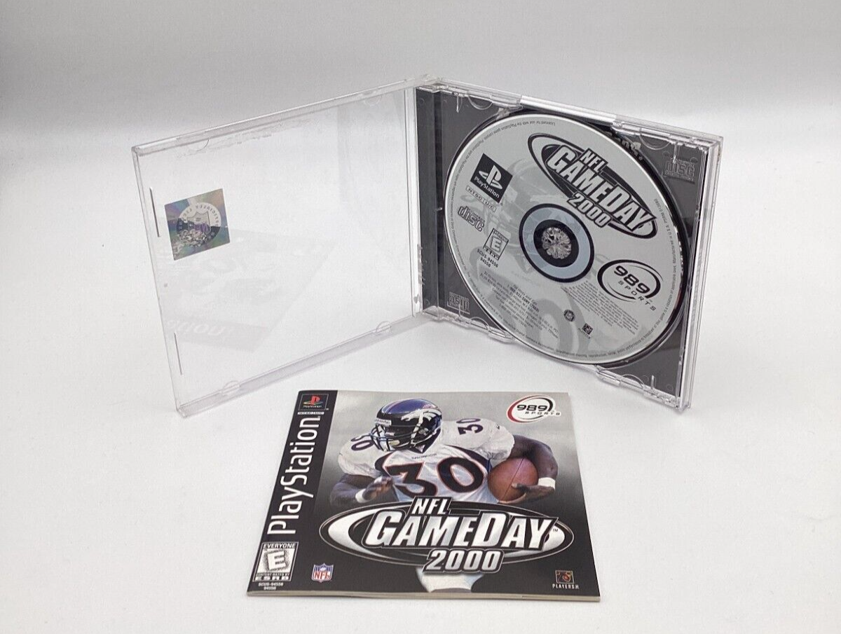 NFL GameDay 2000 PS1 Video Game