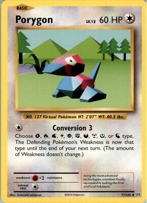 Pokemon 2016 XY - Evolutions Porygon Basic/Uncommon #71