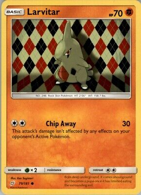 Pokemon 2019 Sun & Moon - Team Up Larvitar Basic/Common #79