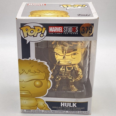 Funko Pop! Marvel Studios - Hulk (Gold Chrome) (Damaged)