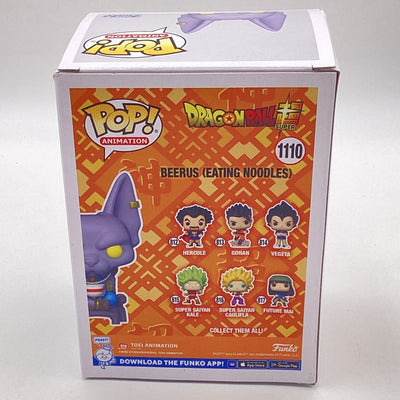 Funko Pop! Animation - Dragon Ball Super - Beerus (Eating Noodles) (Hot Topic Exclusive)