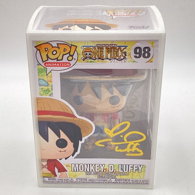 Funko Pop! Animation - One Piece - Monkey. D. Luffy (Autographed by Colleen Clinkenbeard) (JSA)