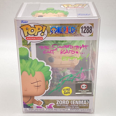Funko Pop! Animation - One Piece - Zoro (Enma) (Glow In The Dark) (Autographed by Chris Sabat)