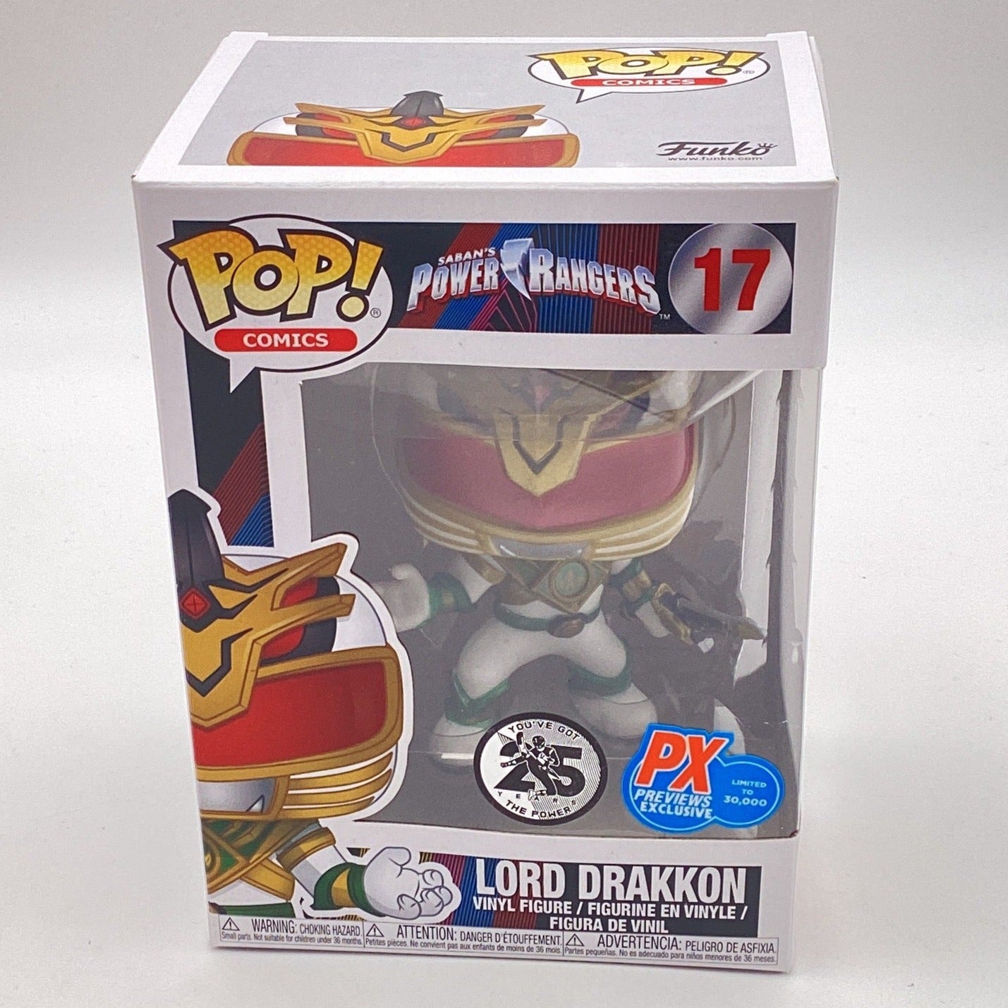 Funko Pop Comics Power Rangers Lord Drakkon Px Exclusive