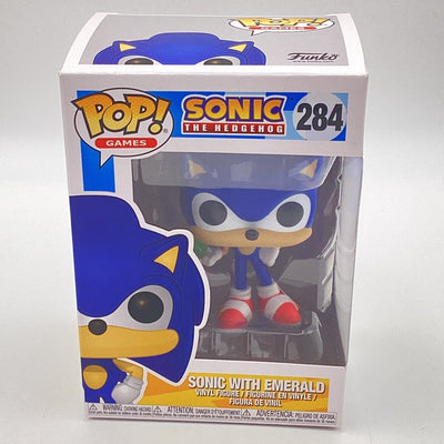 Funko Pop! Games - Sonic The Hedgehog - Sonic With Emerald