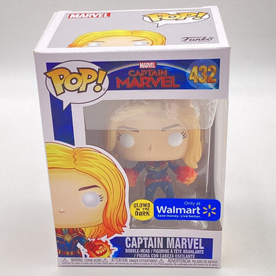 Funko Pop! Marvel - Captain Marvel (Glow In The Dark) (Walmart Exclusive)