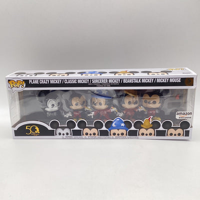 Funko Pop! Disney - Mickey Mouse (50th Anniversary) (5 Pack) (Amazon Exclusive) (Damaged)