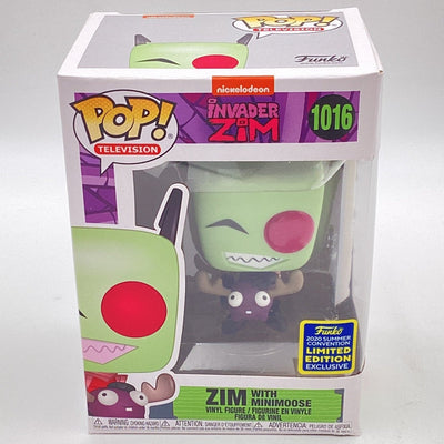 Funko Pop! TV - Invader Zim - Zim With Minimoose (2020 Summer Convention Exclusive) (Damaged)