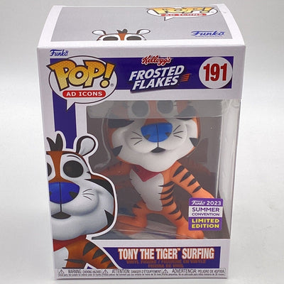Funko Pop! Ad Icons - Frosted Flakes - Tony The Tiger Surfing (2023 Summer Convention Exclusive)