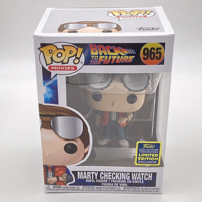 Funko Pop! Movies - Back To The Future - Marty Checking Watch (2020 Summer Convention Exclusive)