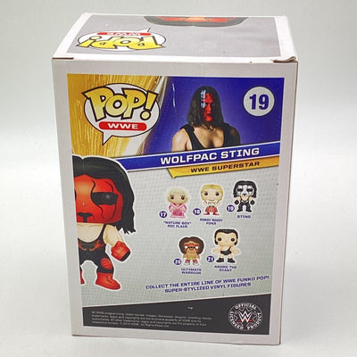 Funko Pop! WWE - Wolfpac Sting (GameStop Exclusive) (Damaged)