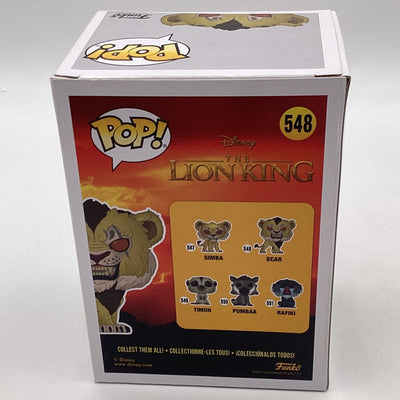 Funko Pop! Disney - The Lion King - Scar (Flocked) (FYE Exclusive)