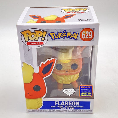 Funko Pop! Games - Pokemon - Flareon (Diamond Collection) (2021 Wonderous Convention Exclusive)
