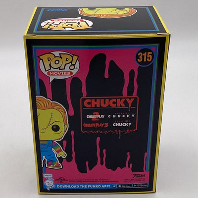 Funko Pop! Movies - Bride Of Chucky - Chucky (Blacklight) (Entertainment Earth Exclusive)