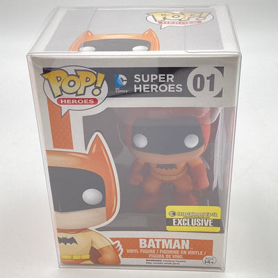 Funko Pop! Heroes - DC Super Heroes - Batman (Orange) (Entertainment Earth Exclusive)