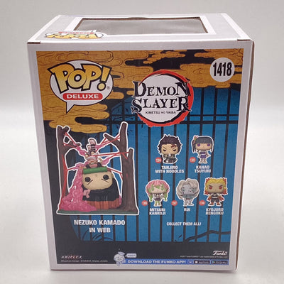 Funko Pop! Deluxe - Demon Slayer - Nezuko Kamado In Web (Glow In The Dark) (Box Lunch Exclusive)