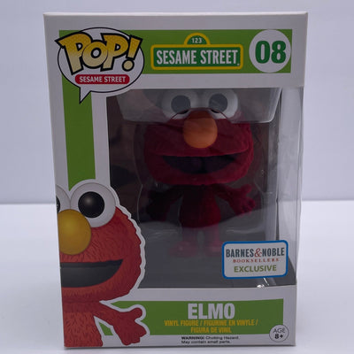 Funko Pop! Sesame Street - Elmo (Flocked) (Barnes & Noble Exclusive)