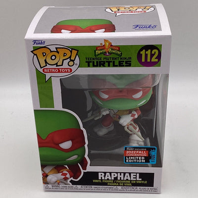 Funko Pop! Retro Toys - Mighty Morphin Power Rangers x Teenage Mutant Ninja Turtles - Raphael (2022 Fall Convention Exclusive)
