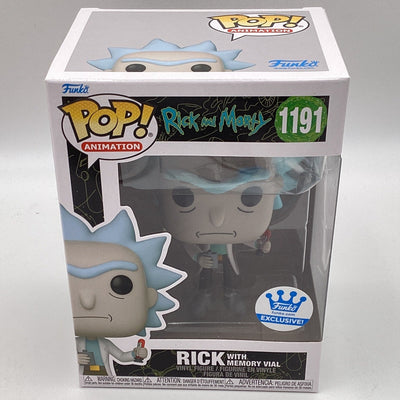Funko Pop! Animation - Rick and Morty - Rick With Memory Vial (Funko Shop Exclusive)
