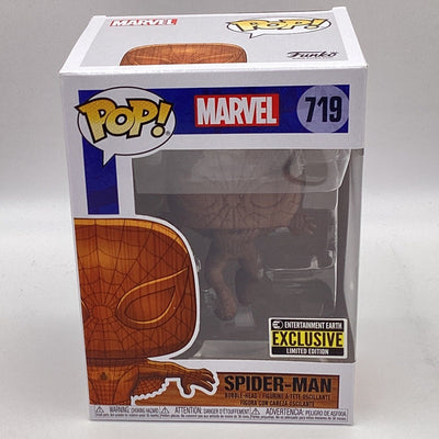 Funko Pop! Marvel - Spider-Man (Wood Deco) (Entertainment Earth Exclusive)