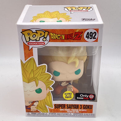 Funko Pop! Animation - DragonBall Z - Super Saiyan 3 Goku (Glow In The Dark) (GameStop Exclusive)