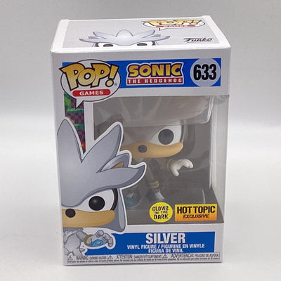 Funko Pop! Games - Sonic The Hedgehog - Silver (Glow In The Dark) (Hot Topic Exclusive)