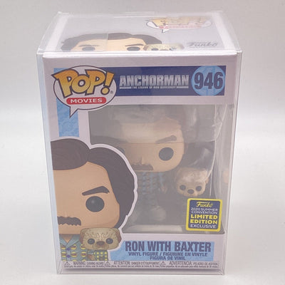 Funko Pop! Movies - Anchorman - Ron With Baxter (2020 Summer Convention Exclusive)