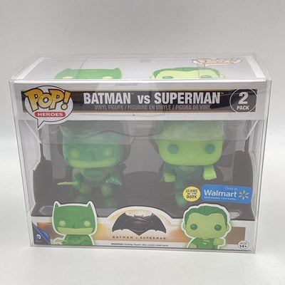 Funko Pop! Heroes - Batman vs Superman (2 Pack) (Glow In The Dark) (Walmart Exclusive)