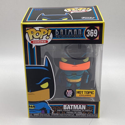 Funko Pop! Heroes - Batman The Animated Series - Batman (Black Light Glow) (Hot Topic Exclusive)