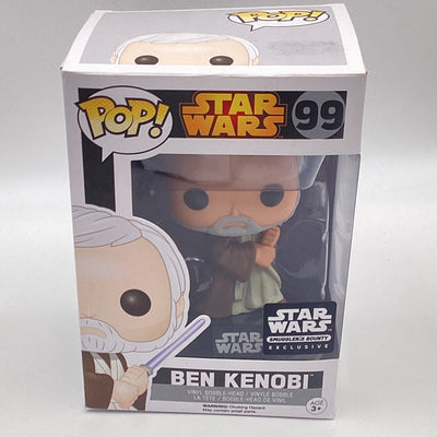 Funko Pop! Star Wars - Ben Kenobi (Smuggler's Bounty Exclusive) (Damaged)