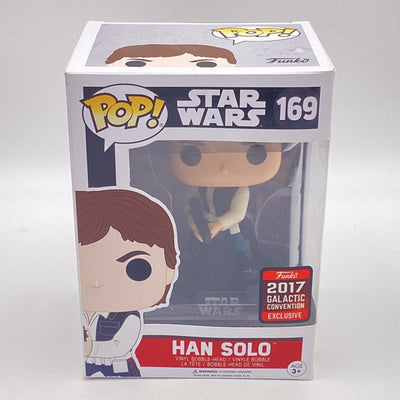 Funko Pop! Star Wars - Han Solo (2017 Galactic Convention Exclusive) (Damaged)