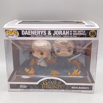 Funko Pop! Movie Moments - Games Of Thrones - Daenerys & Jorah At The Battle Of Winterfell (Damaged)