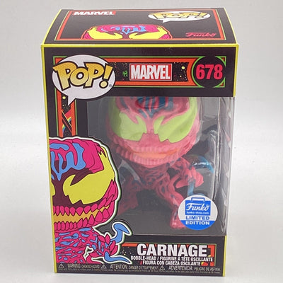 Funko Pop! Marvel - Carnage (Black Light) (Funko Shop Exclusive)