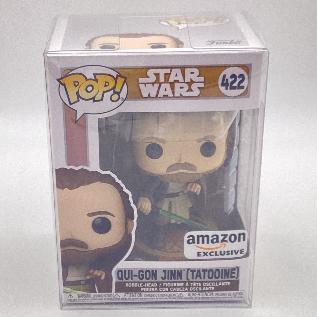 Funko POP! Holographic Qui Gon Jinn #128 NOT MINT Funko POP! Holographic Qui Gon Jinn #128 NOT MINT