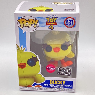 Funko Pop! Disney - Toy Story 4 - Ducky (Flocked) (FYE Exclusive) (Damaged)