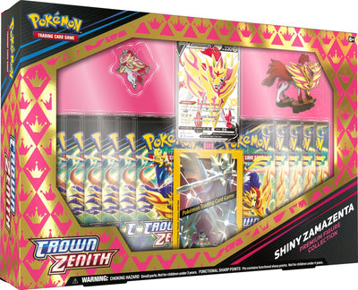 Pokemon Crown Zenith Premium Figure Collection Shiny Zacian Shiny Zamazenta