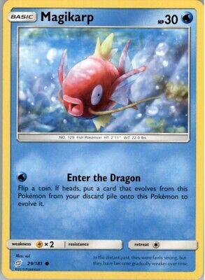 Pokemon 2019 Sun & Moon - Team Up Magikarp Basic/Common #29