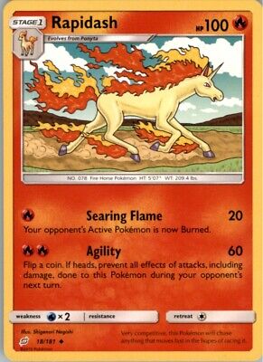 Pokemon 2019 Sun & Moon - Team Up Rapidash Stage 1/Uncommon #18