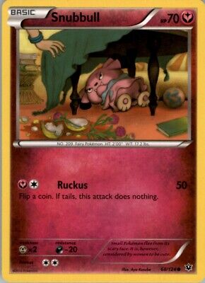 Pokemon 2016 XY - Fates Collide Snubbull Basic/Common #68