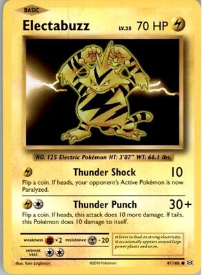 Pokemon 2016 XY - Evolutions Electabuzz Basic/Common #41
