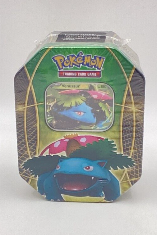 Pokemon 2014 EX Power Trio Tin Venusaur high quality EX New/Sealed