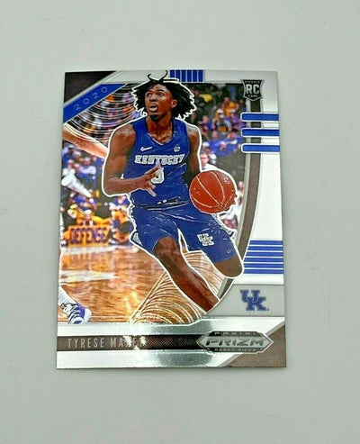 Tyrese Maxey 2020-21 Panini Prizm Draft Picks Silver RC #54 Kentucky 76ers