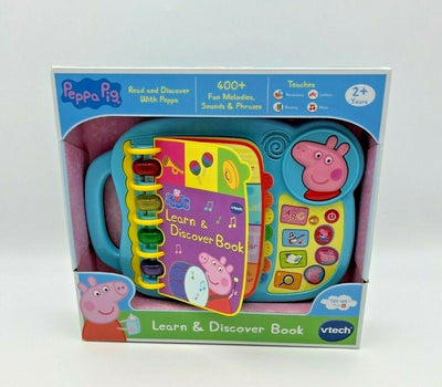 Peppa Pig Learning Toy Discover Book Alphabet Music Stories 2 Years And Up