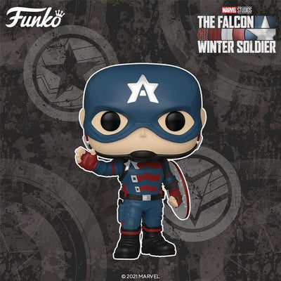 Funko Pop! Marvel - Marvel Studios' The Falcon and The Winter Soldier- John F Walker