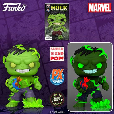 Funko Pop! Marvel- Immortal Hulk w/ Gamma Glow Chase