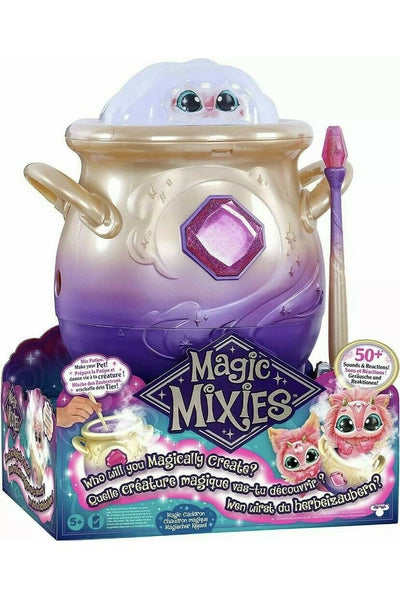 Magic Mixies Magical Misting Cauldron Interactive 8 inch Pink Plush