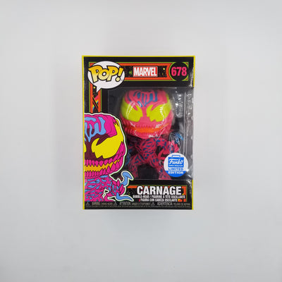 Funko Pop! Marvel - Carnage (Black Light)