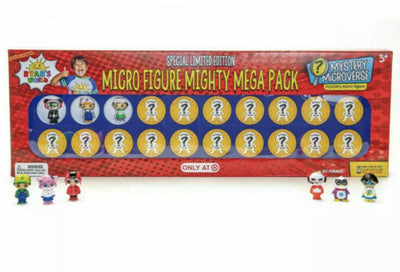 Ryan's World Micro Figure Mighty Mega Pack 20 Pc.